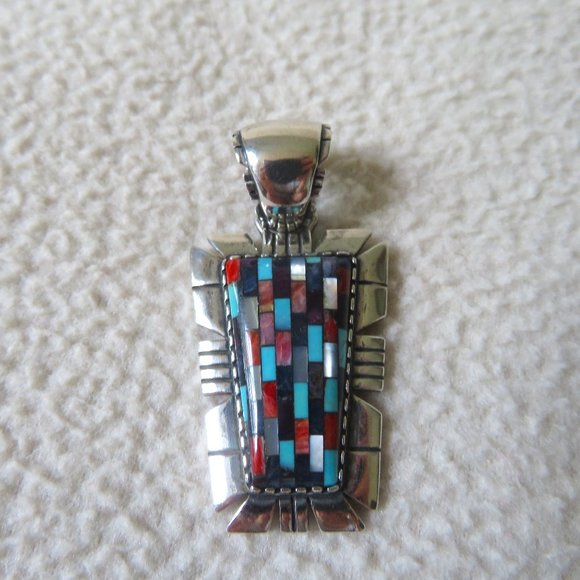 Carolyn Pollack Mosaic Western Pendant